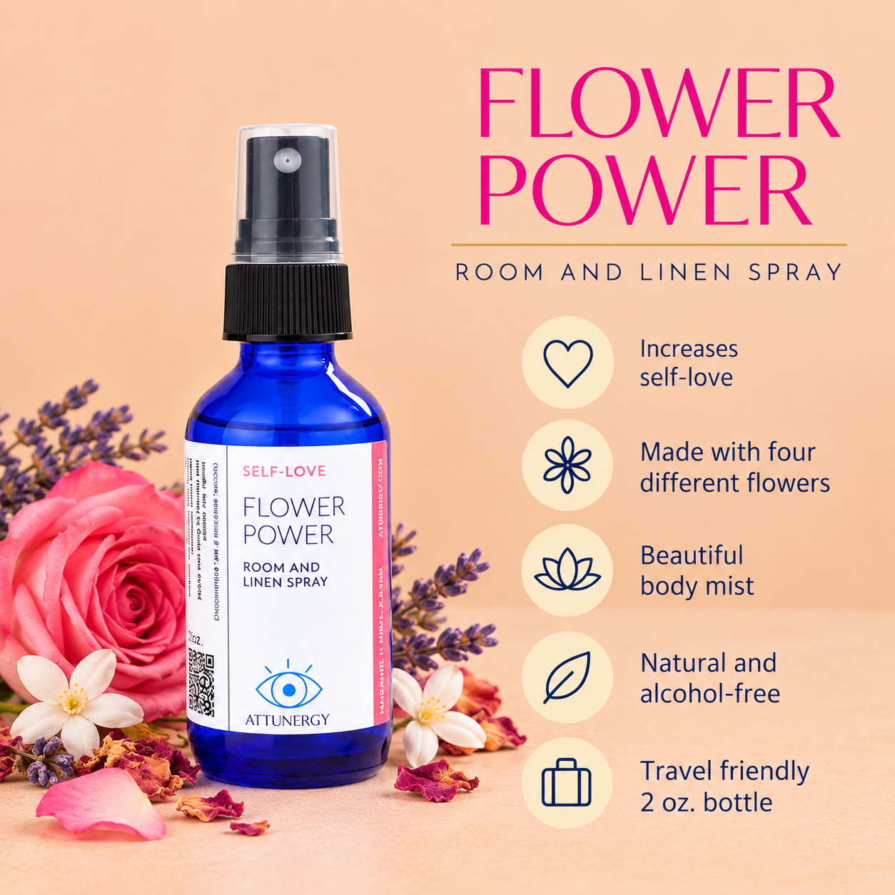 Flower Power Floral Spray Infographic