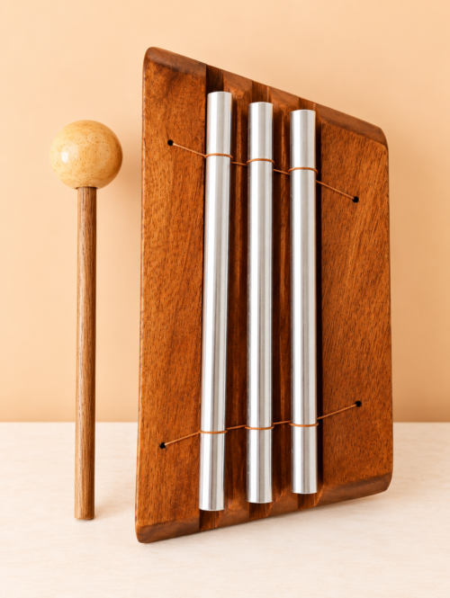 3-Bar Chime – Wood & Metal Meditation Chime