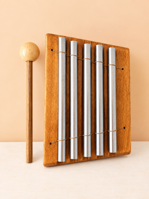 5-Bar Chime – Wood & Metal Meditation Chime